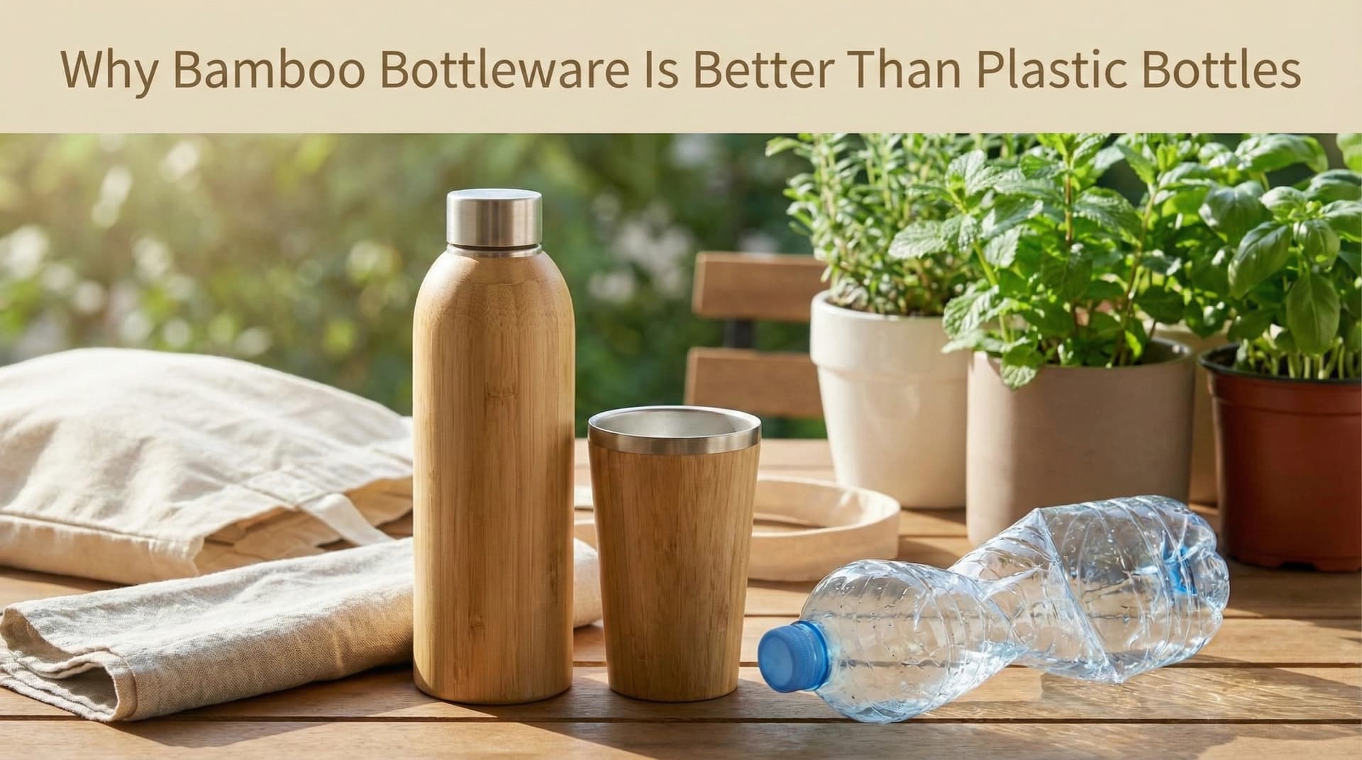 Why Bamboo Bottleware Is Better Than Plastic Bottles — A Healthier Choice by SabrShukr